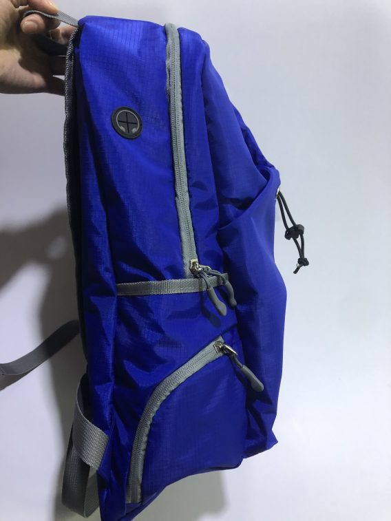 Travel Backpack - light and foldable into small pouch - headphones